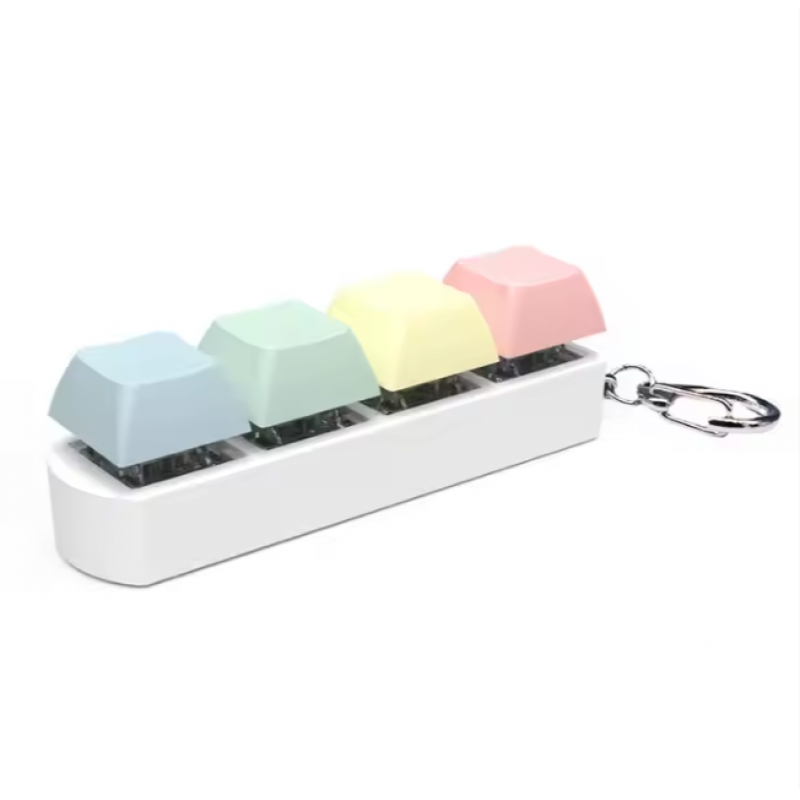 Keyboard Fidget Toy Keychain 